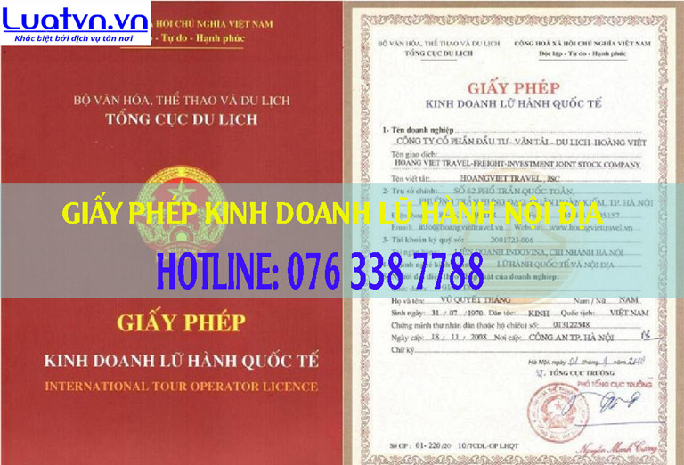 Luatvn tư vấn cấp giấy phép kinh doanh lữ hành nội địa