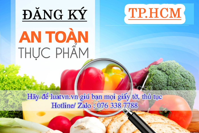 Đăng ký vệ sinh an toàn thực phẩm tại tphcm