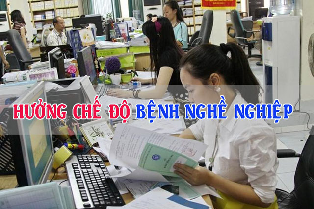 hưởng chế độ bệnh nghề nghiệp