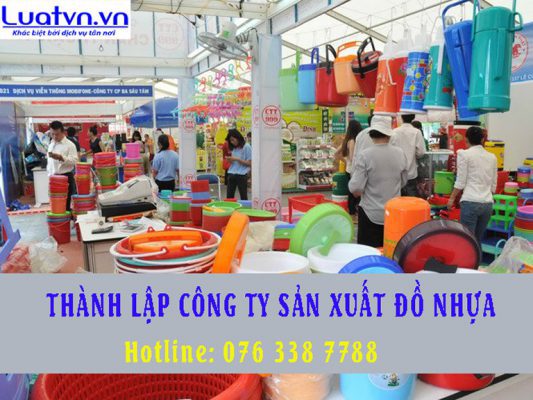 Những điều cần biết về thành lập công ty sản xuất nhựa