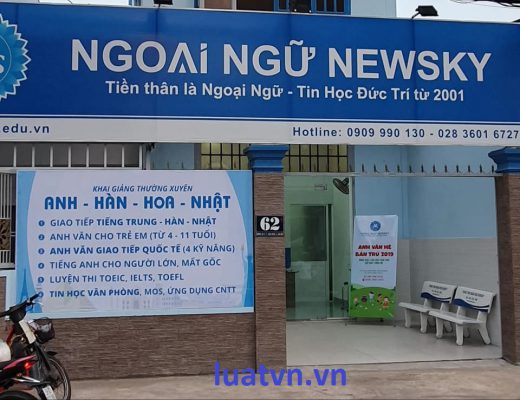 Thành lập mới trung tâm ngoại ngữ