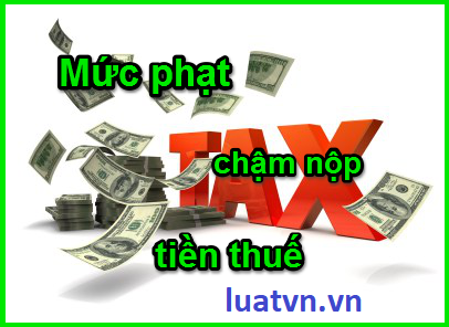 Mức phạt chậm nộp tiền thuế