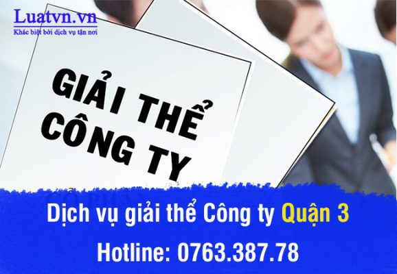 Tư vấn giải thể doanh nghiệp quận 3