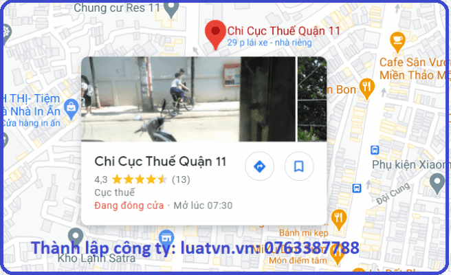 chi cuc thue quan 11