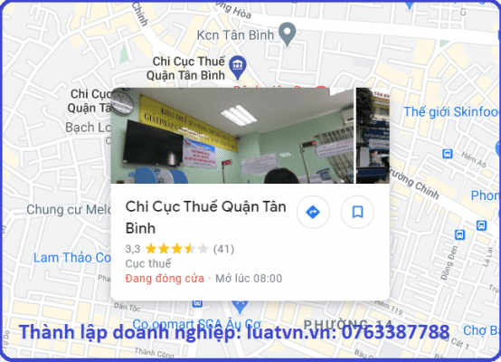 chi cuc thue quan tan binh