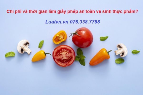 Giấy phép vệ sinh an toàn thực phẩm tại Ninh Thuận