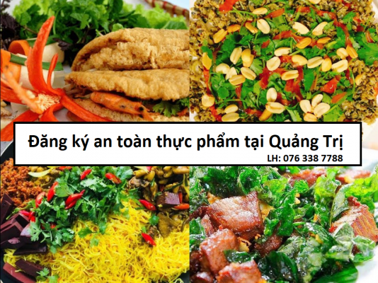 Đăng ký an toàn thực phẩm tại Quảng Trị