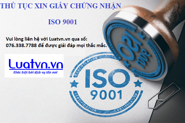 Luatvn.vn tư vấn Chứng chỉ ISO 9001.